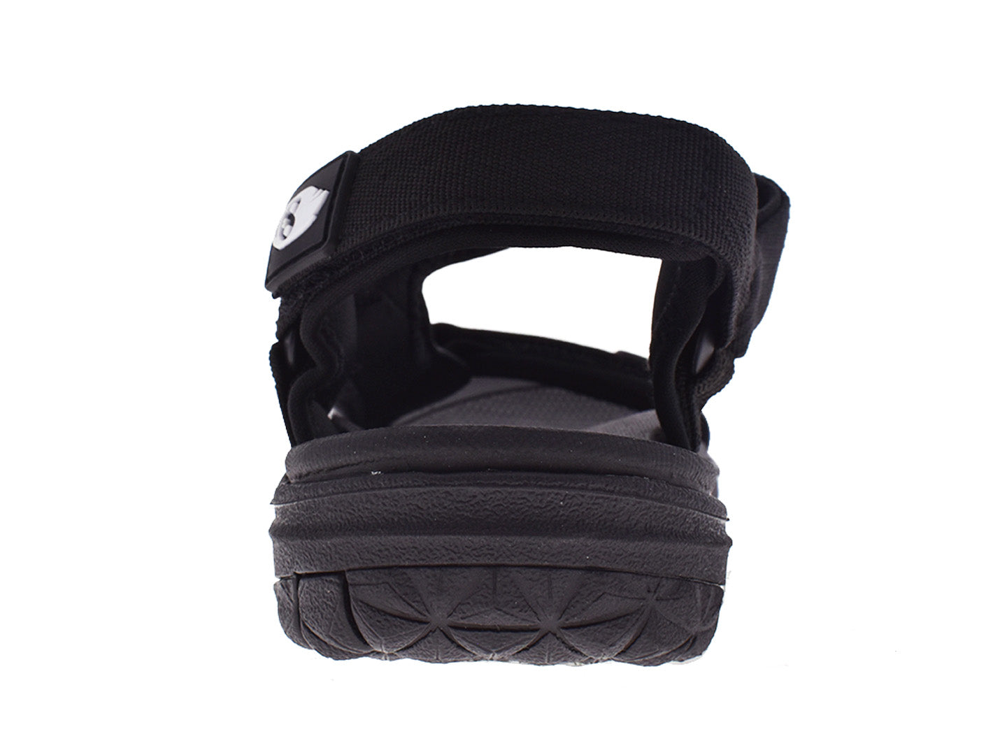 Par de sandalias negras estilo gladiador de la marca UNGA con correas ajustables y suela gruesa.