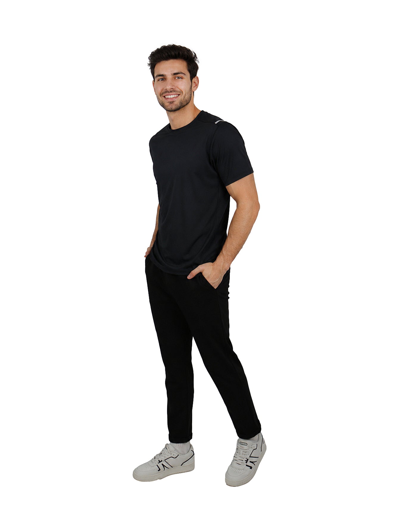 Playera UNGA Dry Fit Negro para Hombre