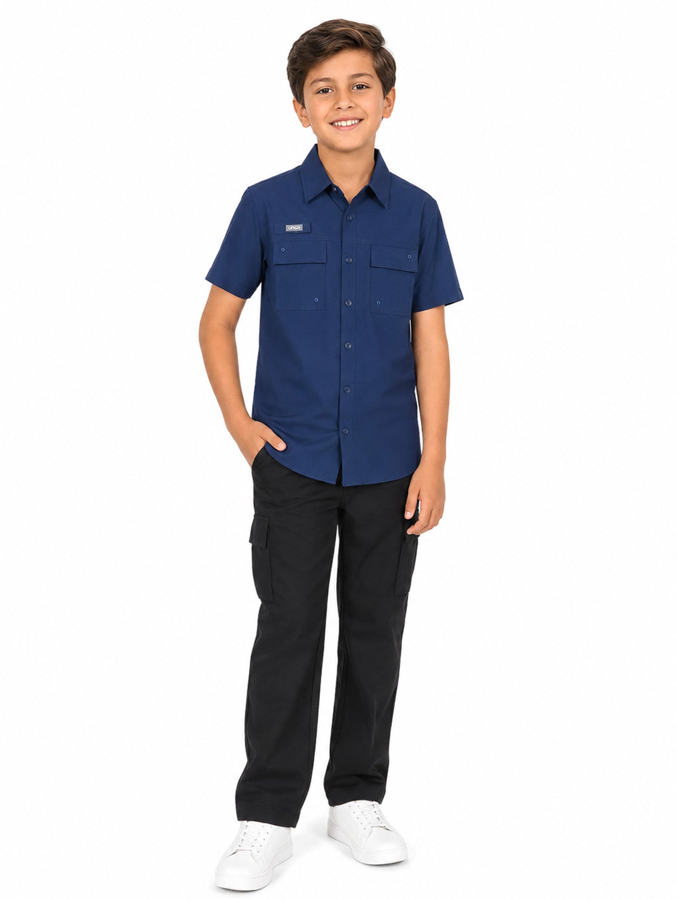 Camisa Outdoor UNGA Navy para Niño