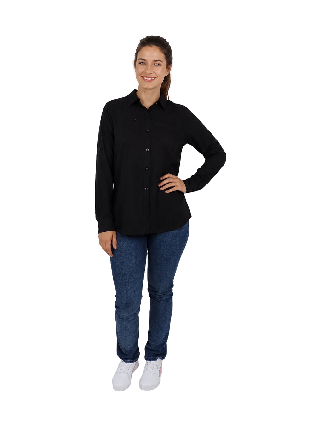 Camisa UNGA Outdoor Negro para Mujer