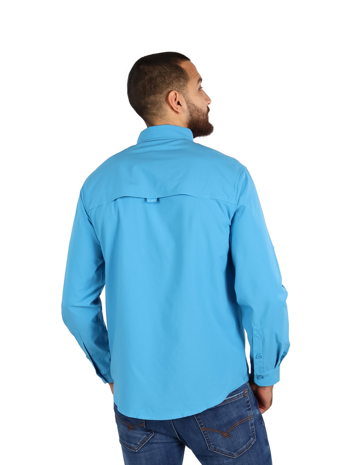 Camisa UNGA Outdoor Echo Blue para Hombre