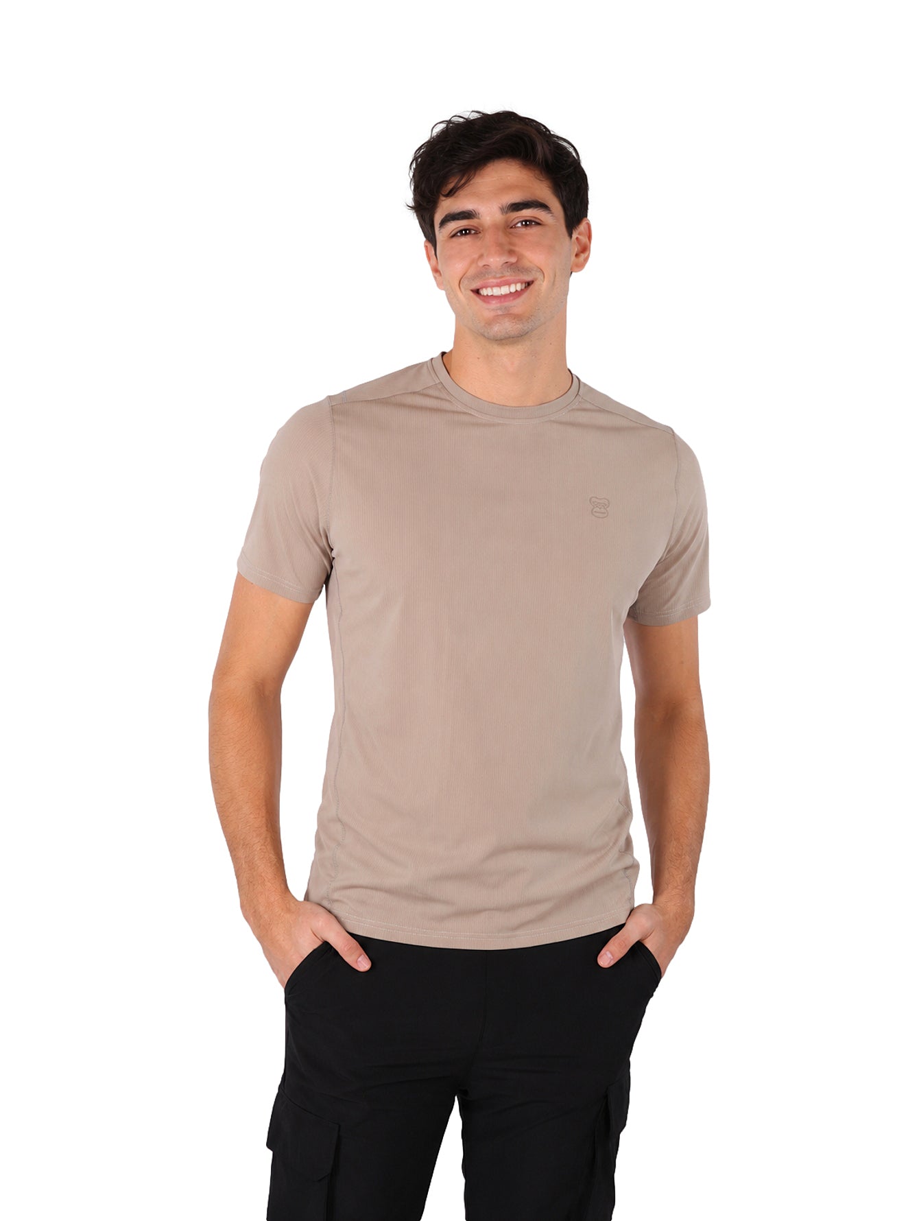 Playera UNGA Manga Corta Café para Hombre
