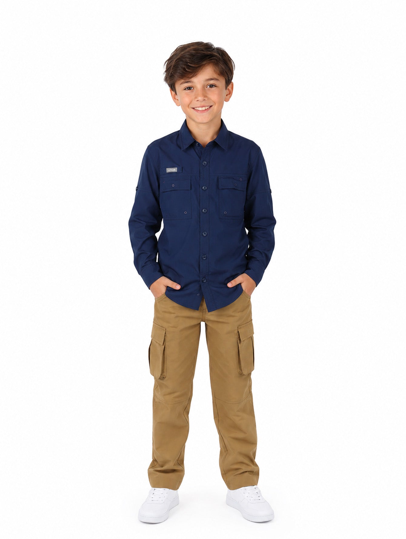 Camisa UNGA Manga Larga Navy para Niño