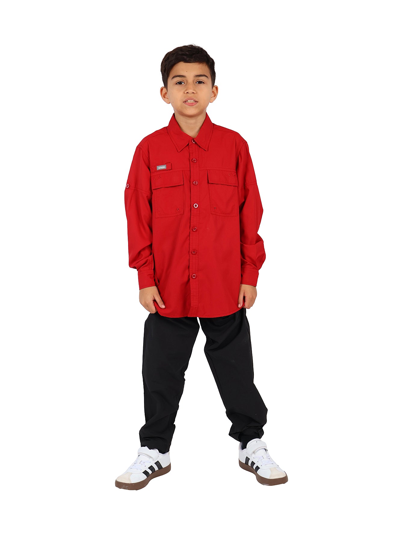 Camisa UNGA Manga Larga Blood Red para Niño