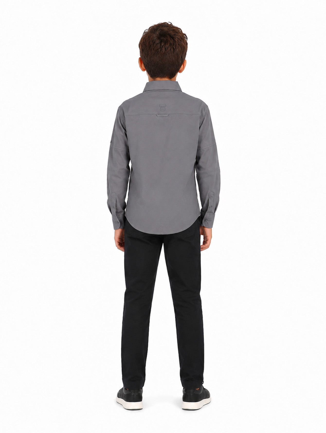 Camisa UNGA Oxford Gris para Niño
