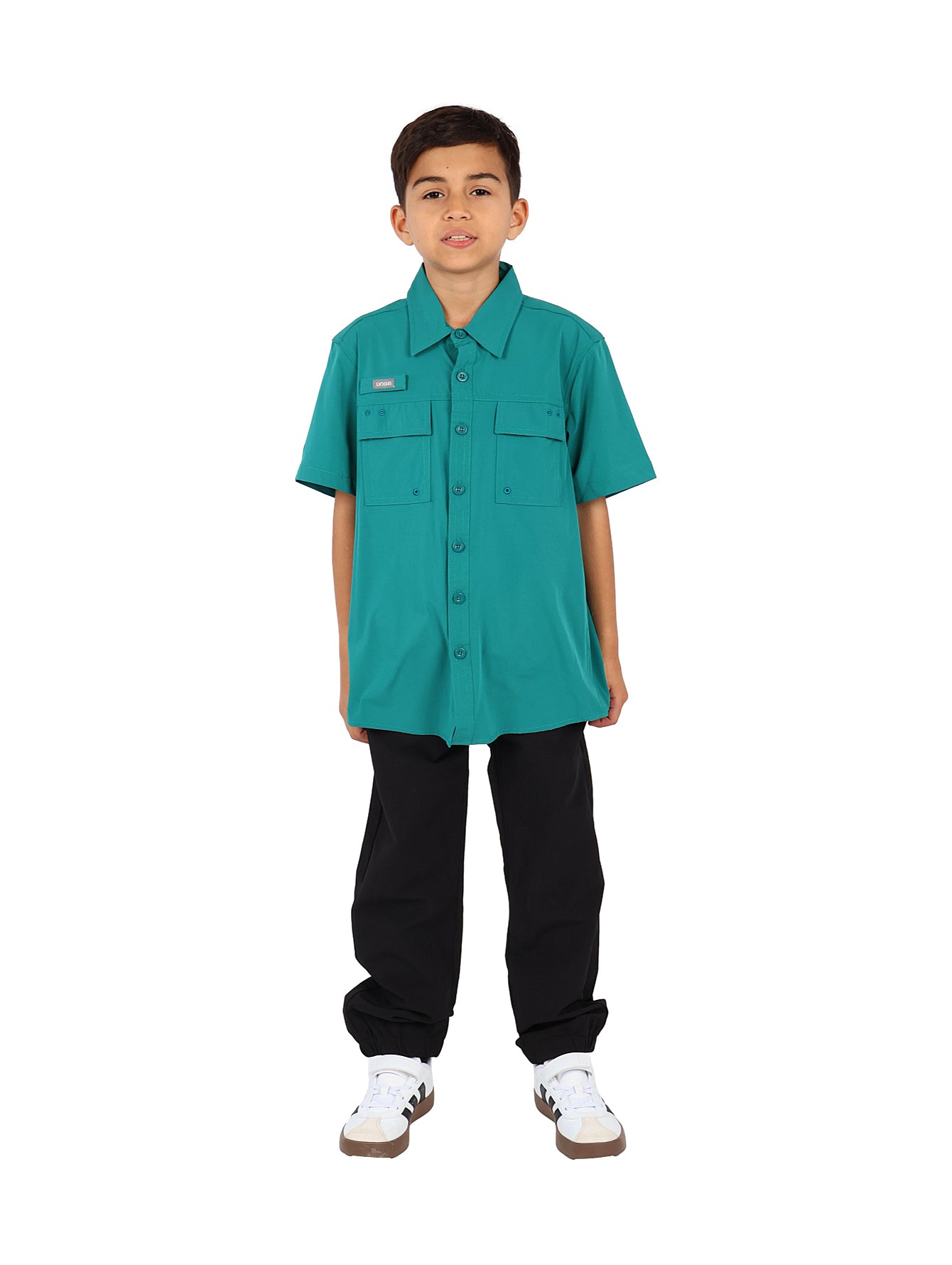 Camisa Outdoor UNGA Verde para Niño