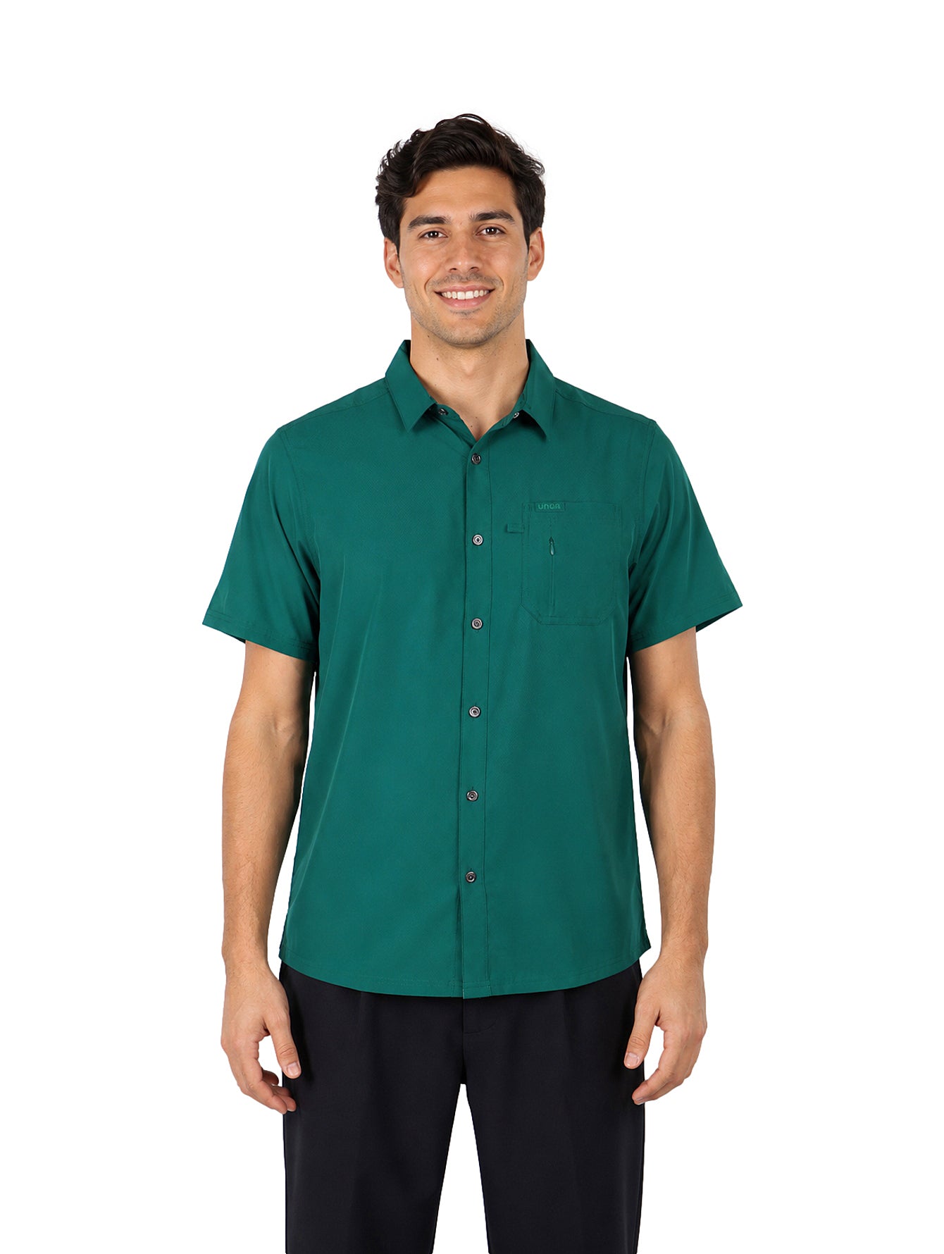 Camisa Outdoor UNGA Verde para Hombre