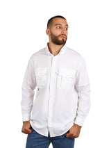 Camisa UNGA Manga Larga Color Blanco para Hombre