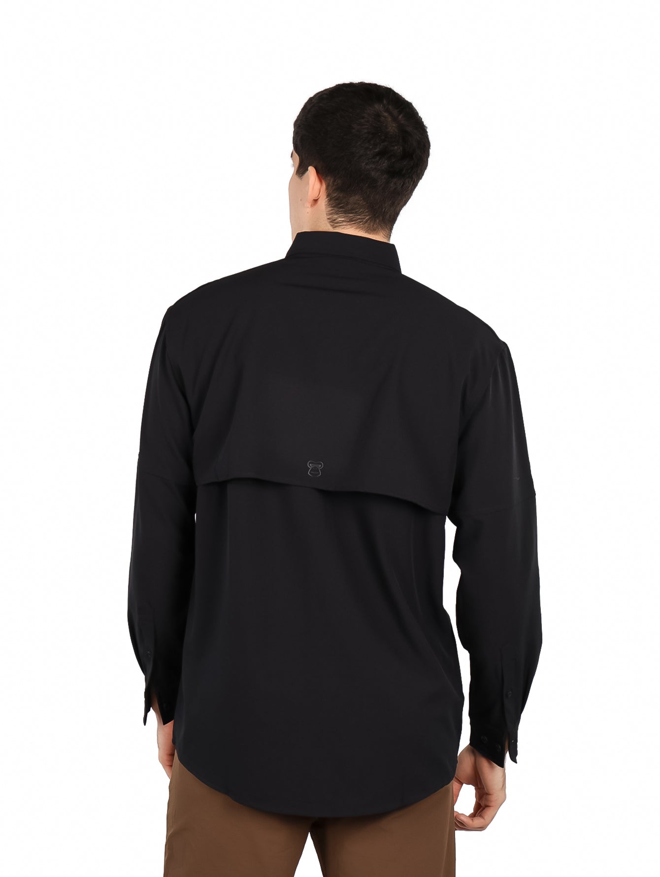 Camisa UNGA Manga Larga Color Negro para Hombre