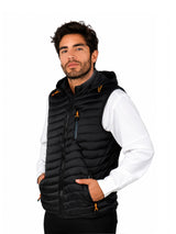 Chaleco UNGA Negro con Gorro para Hombre