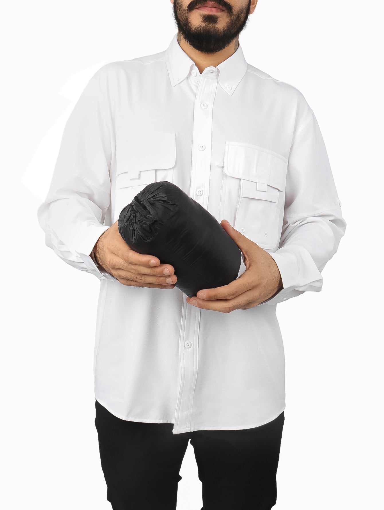 Chamarra de Pluma UNGA Negro para Hombre