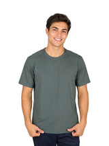 Playera UNGA Dry Fit Gris Cuello Redondo para Hombre
