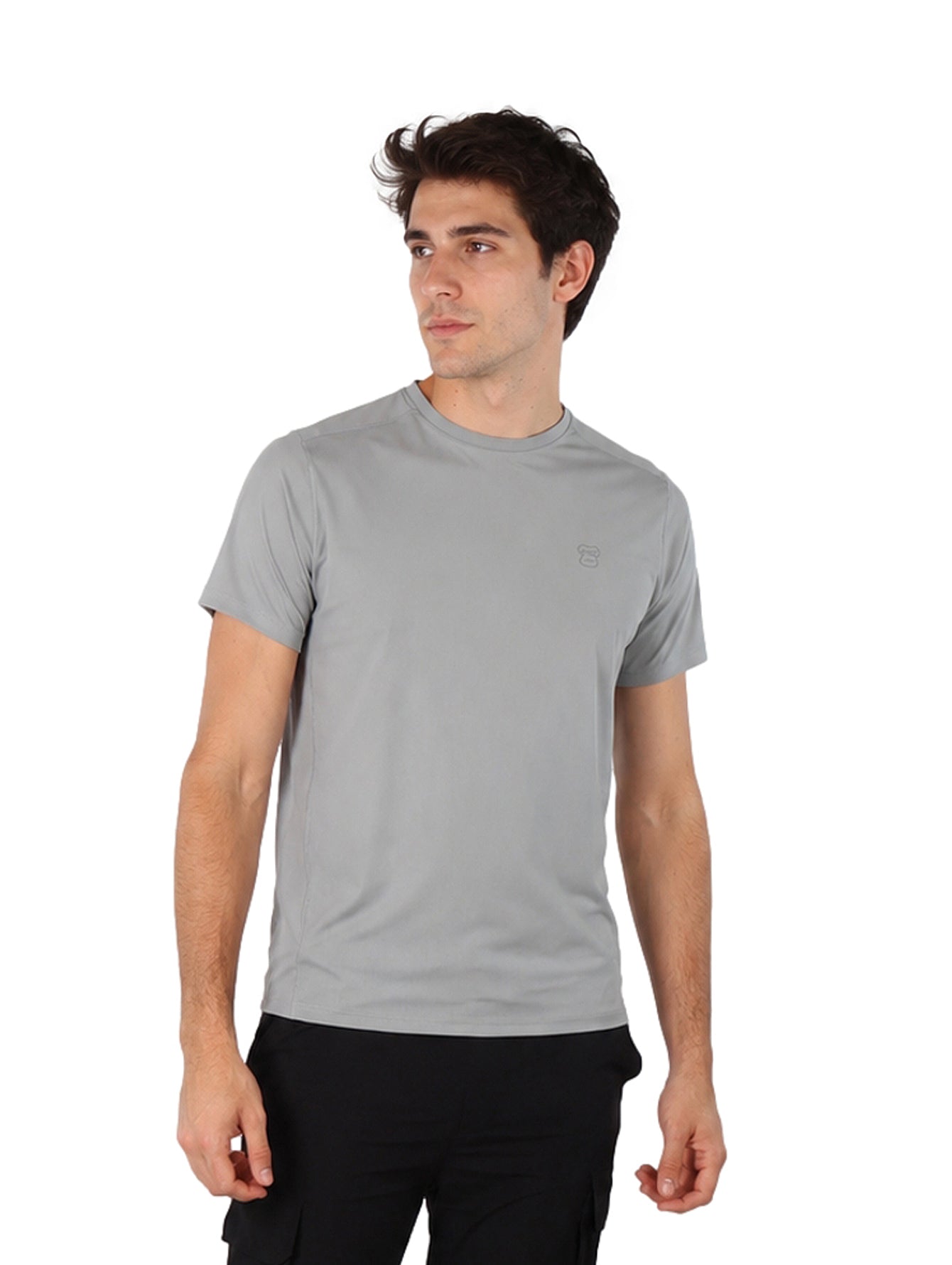 Playera UNGA Dry Fit Gris para Hombre