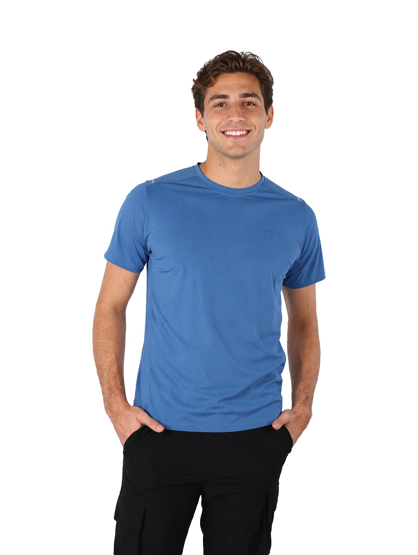 Playera UNGA Azul Manga Corta para Hombre