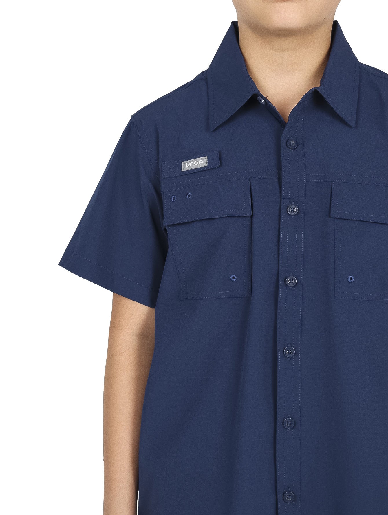 Camisa Outdoor UNGA Navy para Niño