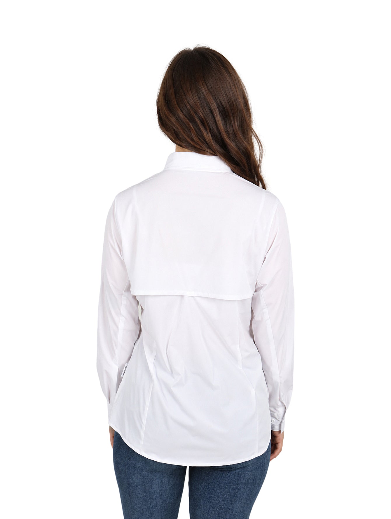 Camisa UNGA Manga Larga Blanca para Mujer