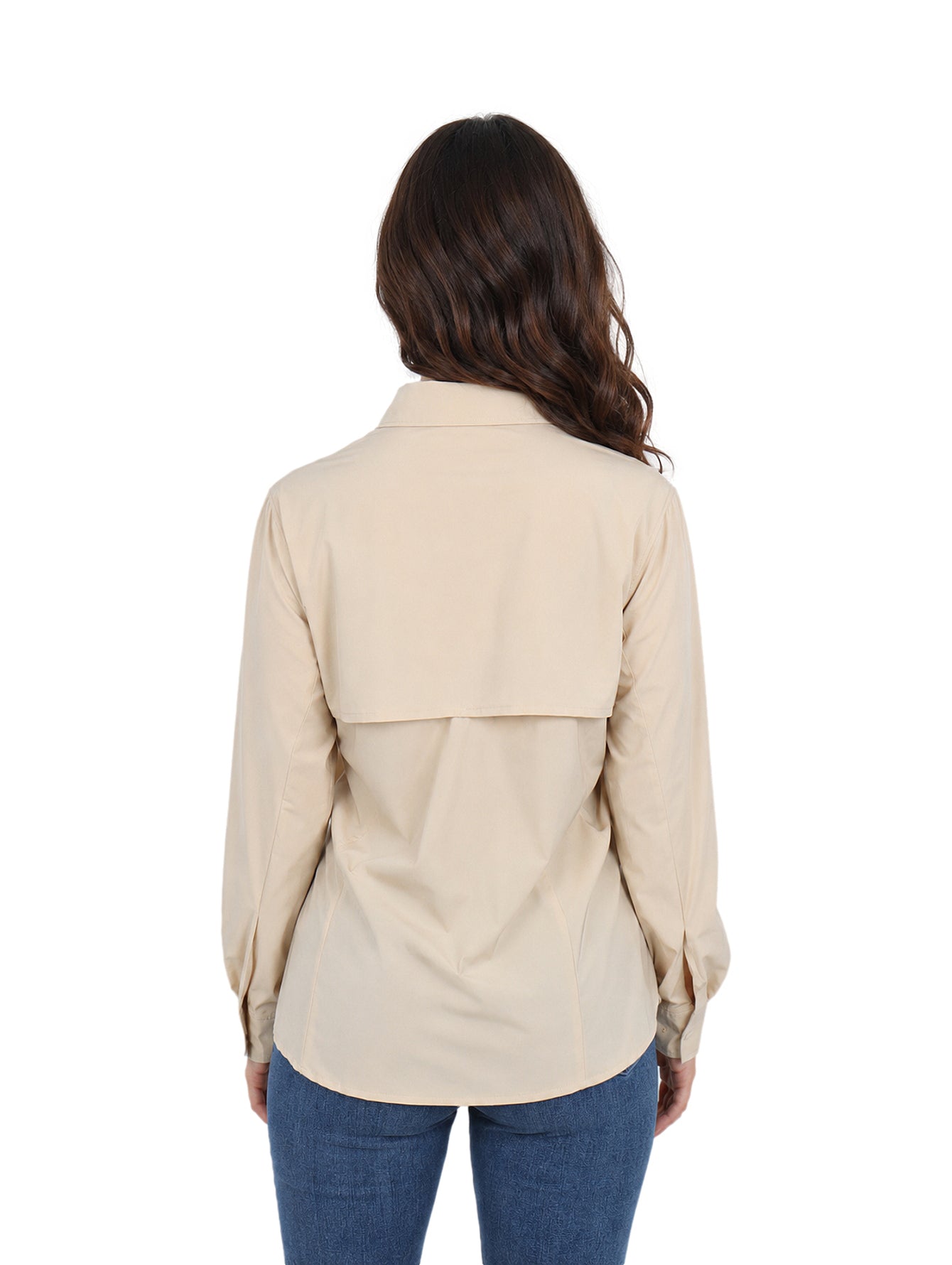 Camisa UNGA Outdoor Color Fossil para Mujer