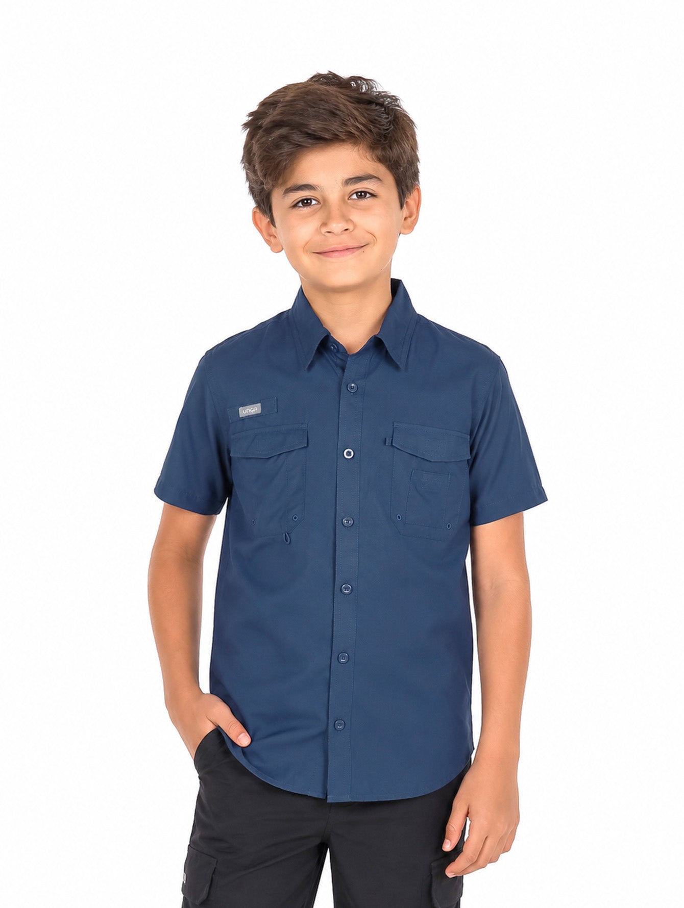 Camisa UNGA Outdoor Navy para Niño