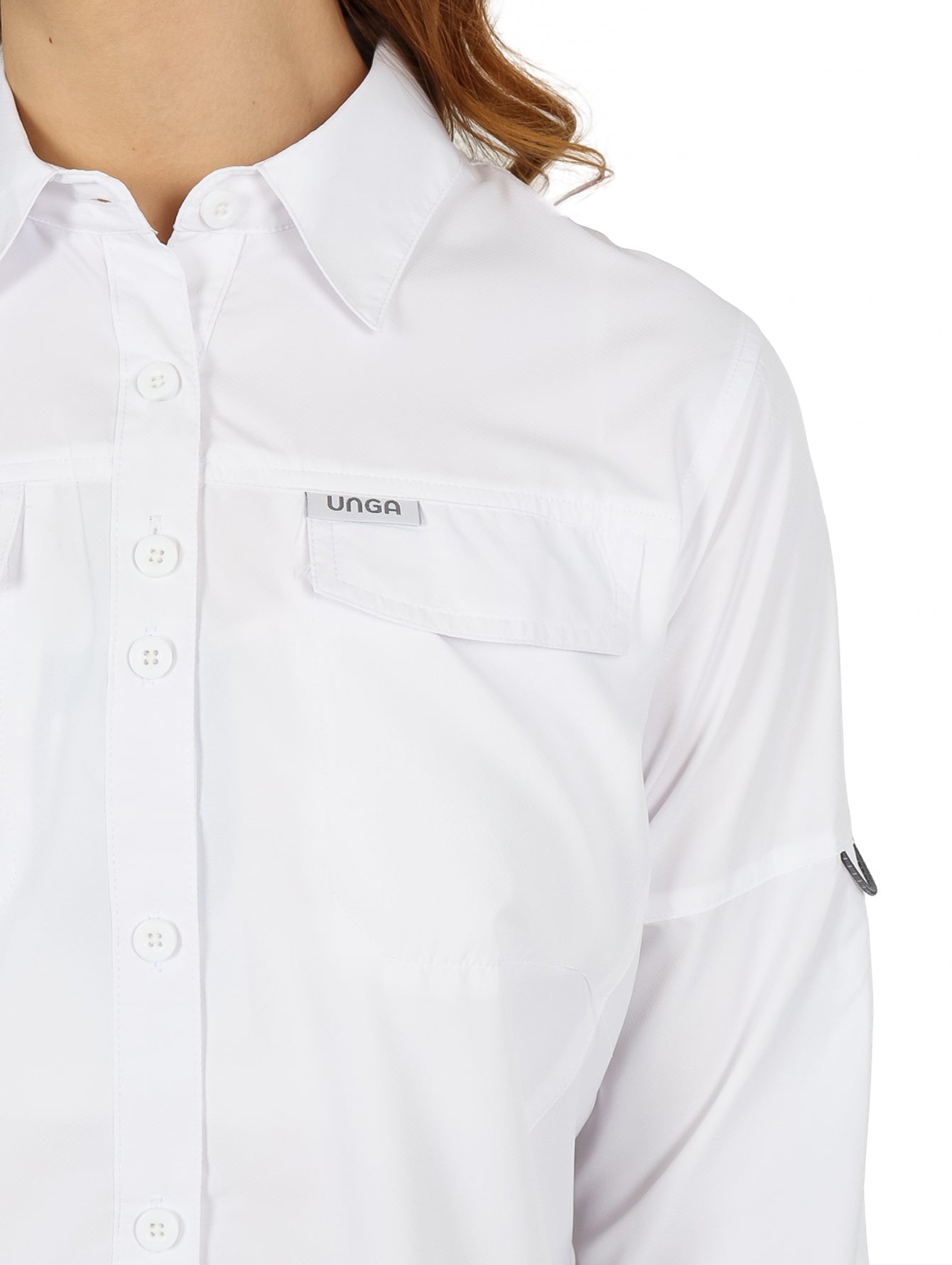 Camisa UNGA Outdoor Manga Larga Blanco para Mujer