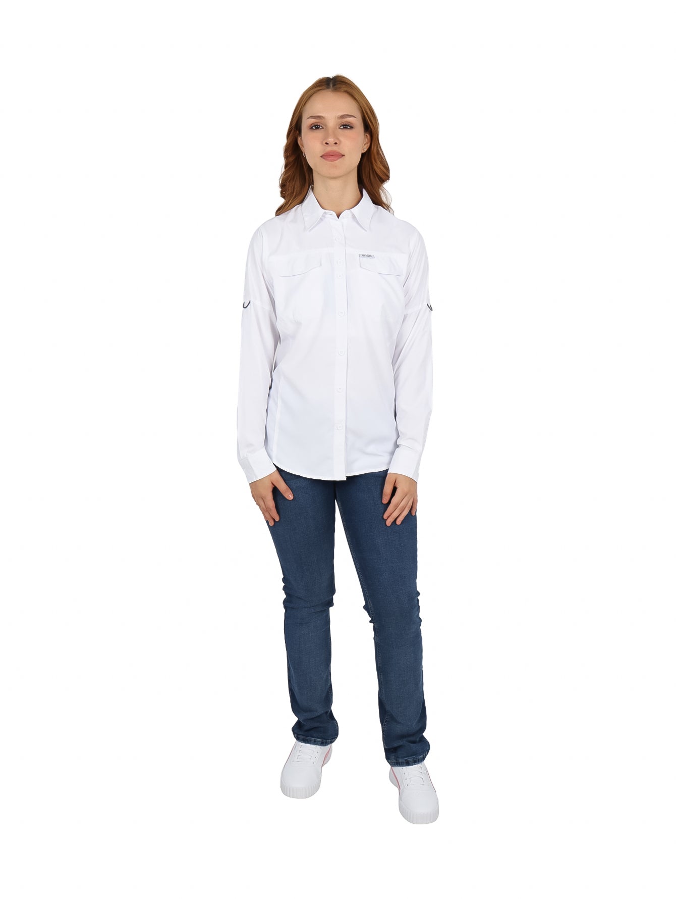 Camisa UNGA Outdoor Manga Larga Blanco para Mujer