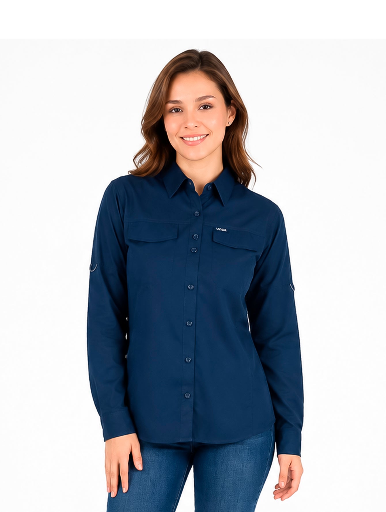 Camisa UNGA Outdoor Navy para Mujer