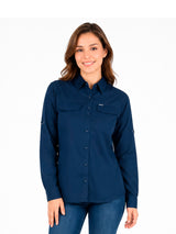 Camisa UNGA Outdoor Navy para Mujer