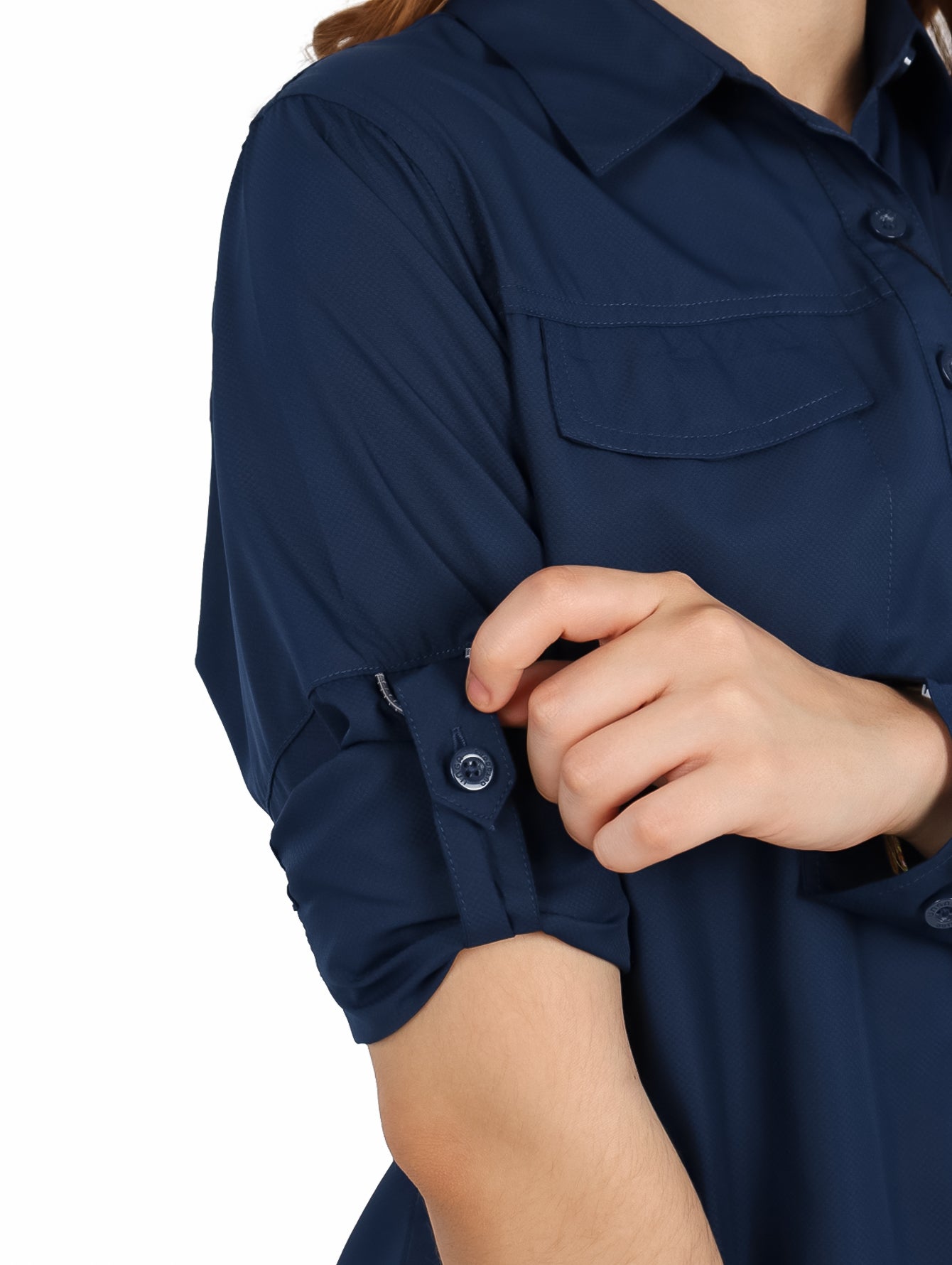 Camisa UNGA Outdoor Navy para Mujer