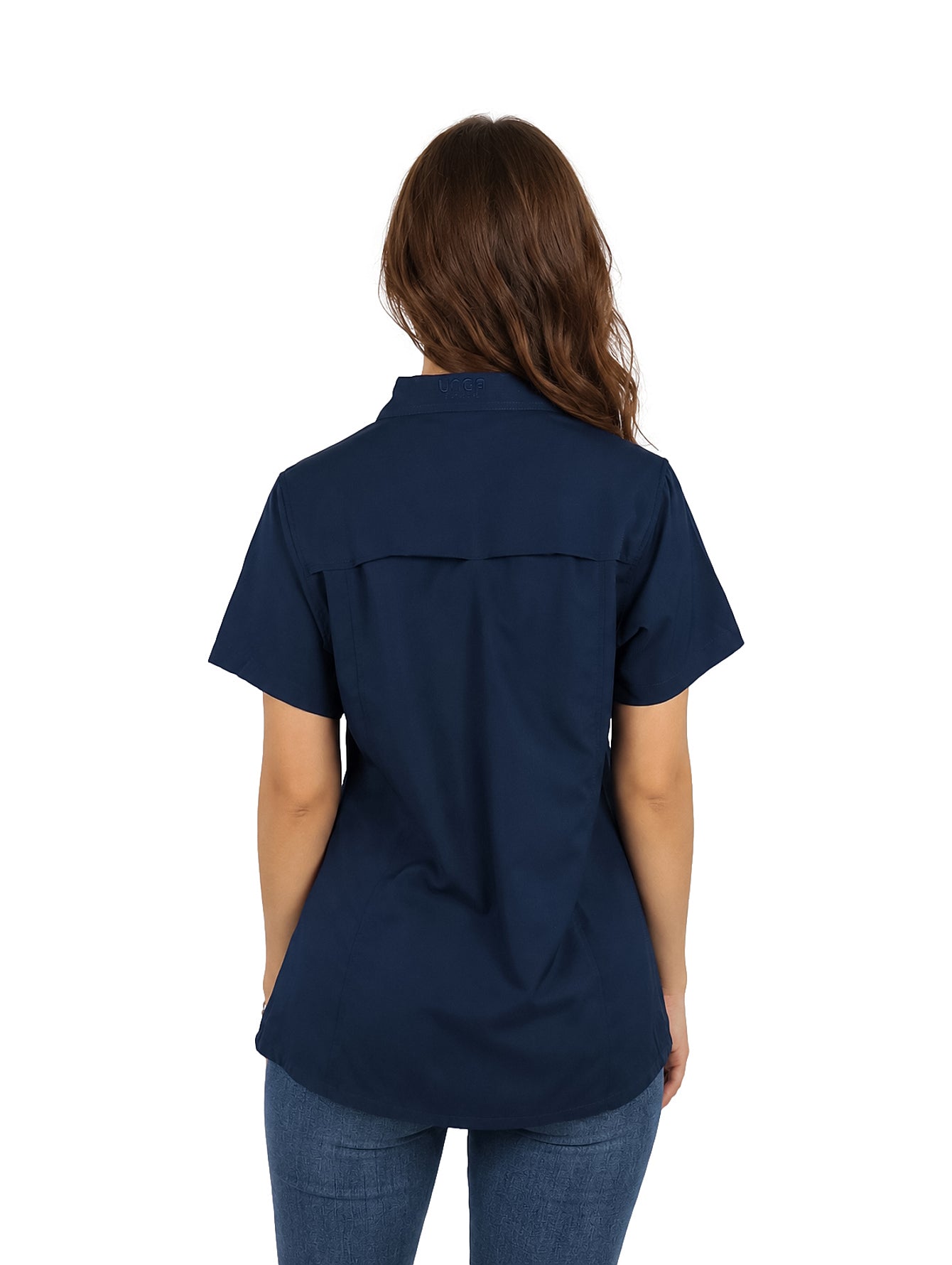 Camisa UNGA Manga Corta Navy para Mujer