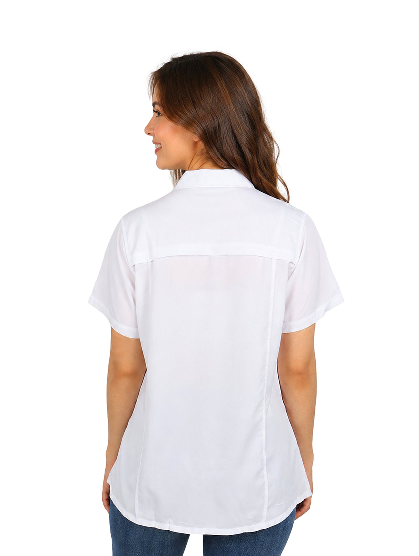 Camisa para Mujer UNGA Outdoor Manga Corta Blanca