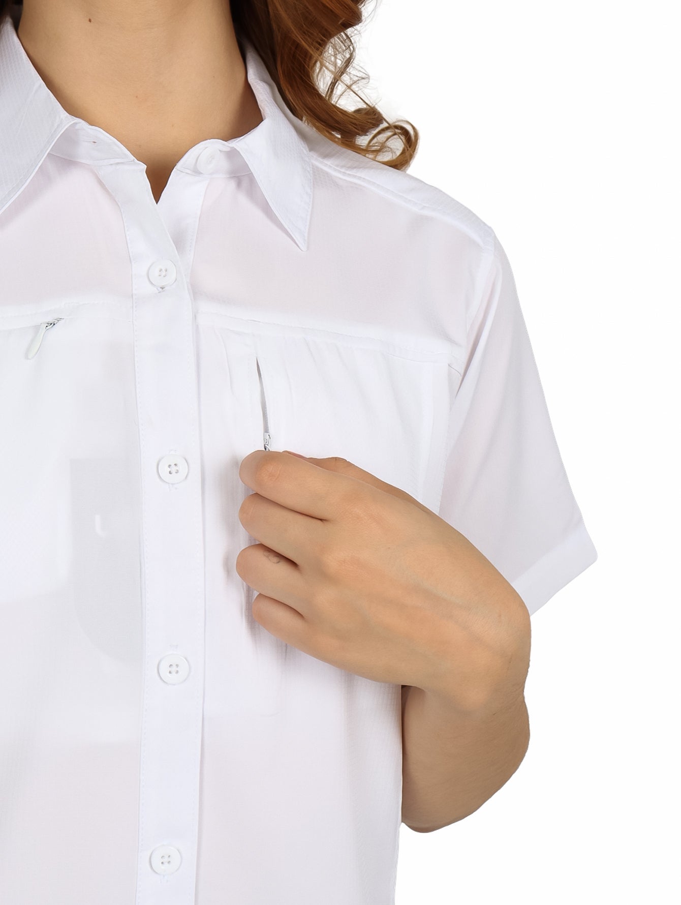Camisa para Mujer UNGA Outdoor Manga Corta Blanca