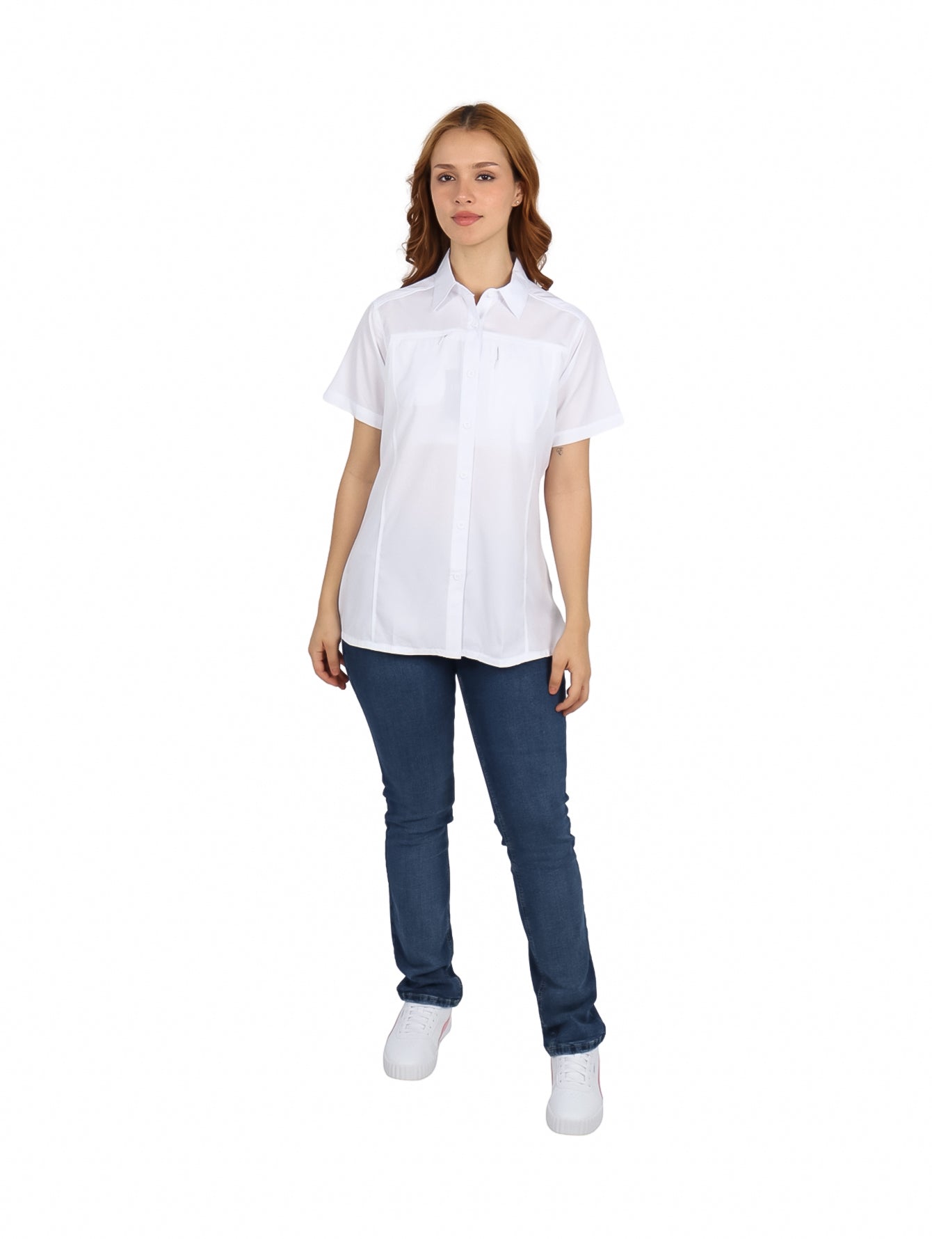 Camisa para Mujer UNGA Outdoor Manga Corta Blanca