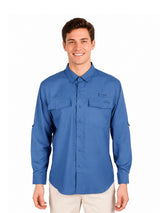 Camisa UNGA Outdoor Azul para Hombre