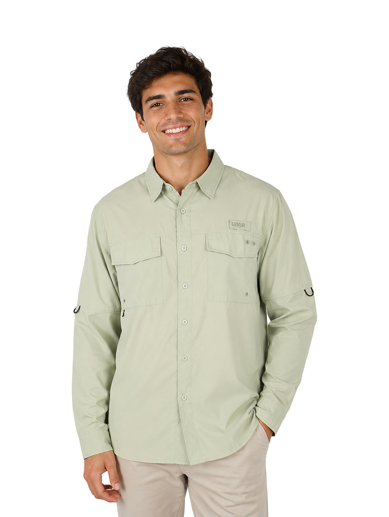Camisa UNGA Outdoor Verde para Hombre