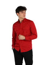 Camisa UNGA Manga Larga Blood Red para Hombre