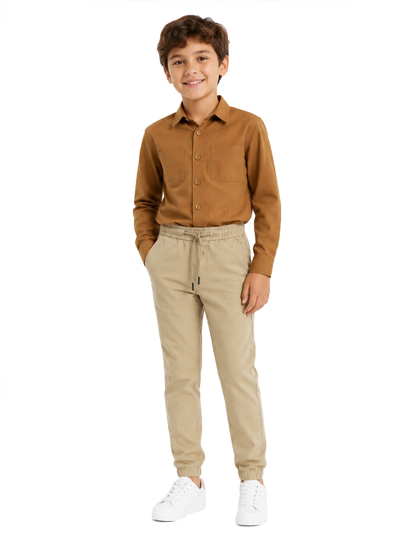 Pantalón UNGA Color Khaki para Niño