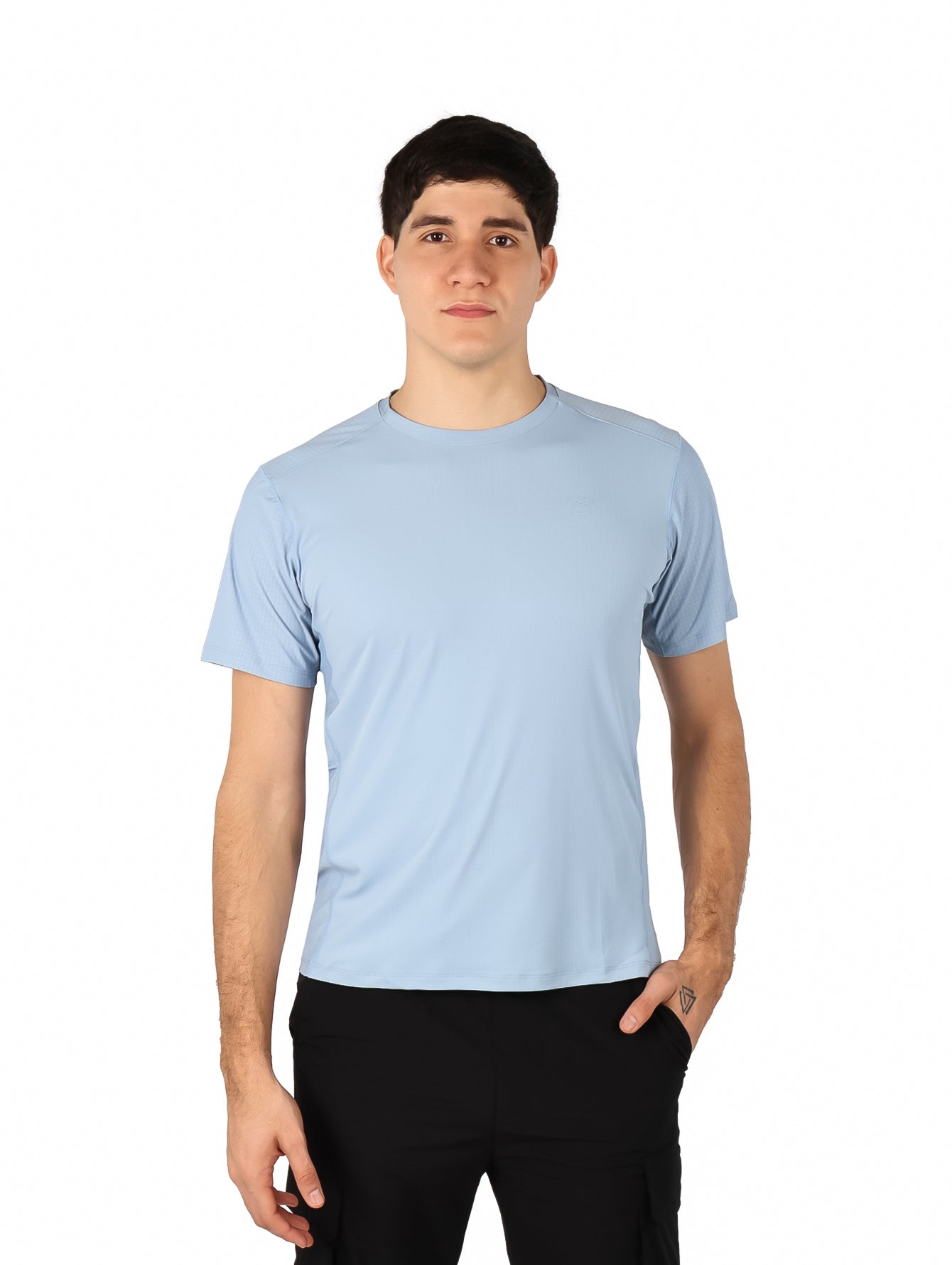 Playera UNGA Manga Corta Azul Claro para Hombre