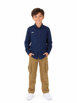 Camisa UNGA Manga Larga Navy para Niño