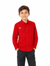 Camisa UNGA Manga Larga Blood Red para Niño