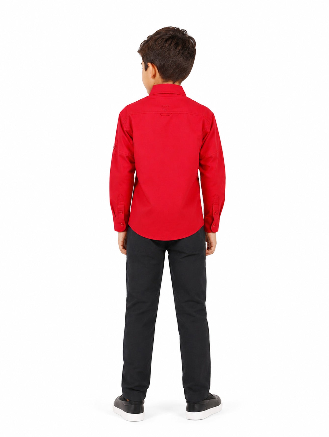Camisa UNGA Manga Larga Blood Red para Niño