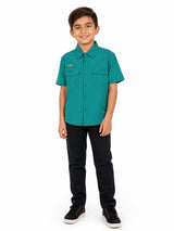 Camisa Outdoor UNGA Verde para Niño