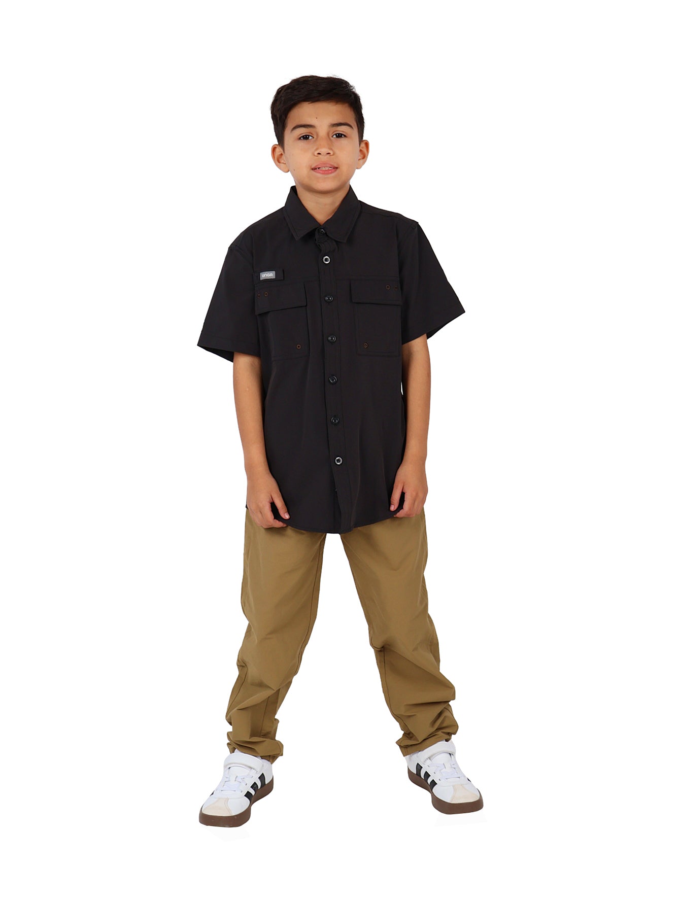 UNGA Camisa Outdoor Negro para Niño