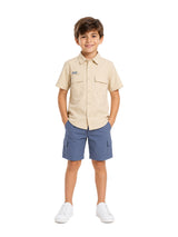 Camisa Outdoor UNGA Color Fossil para Niño
