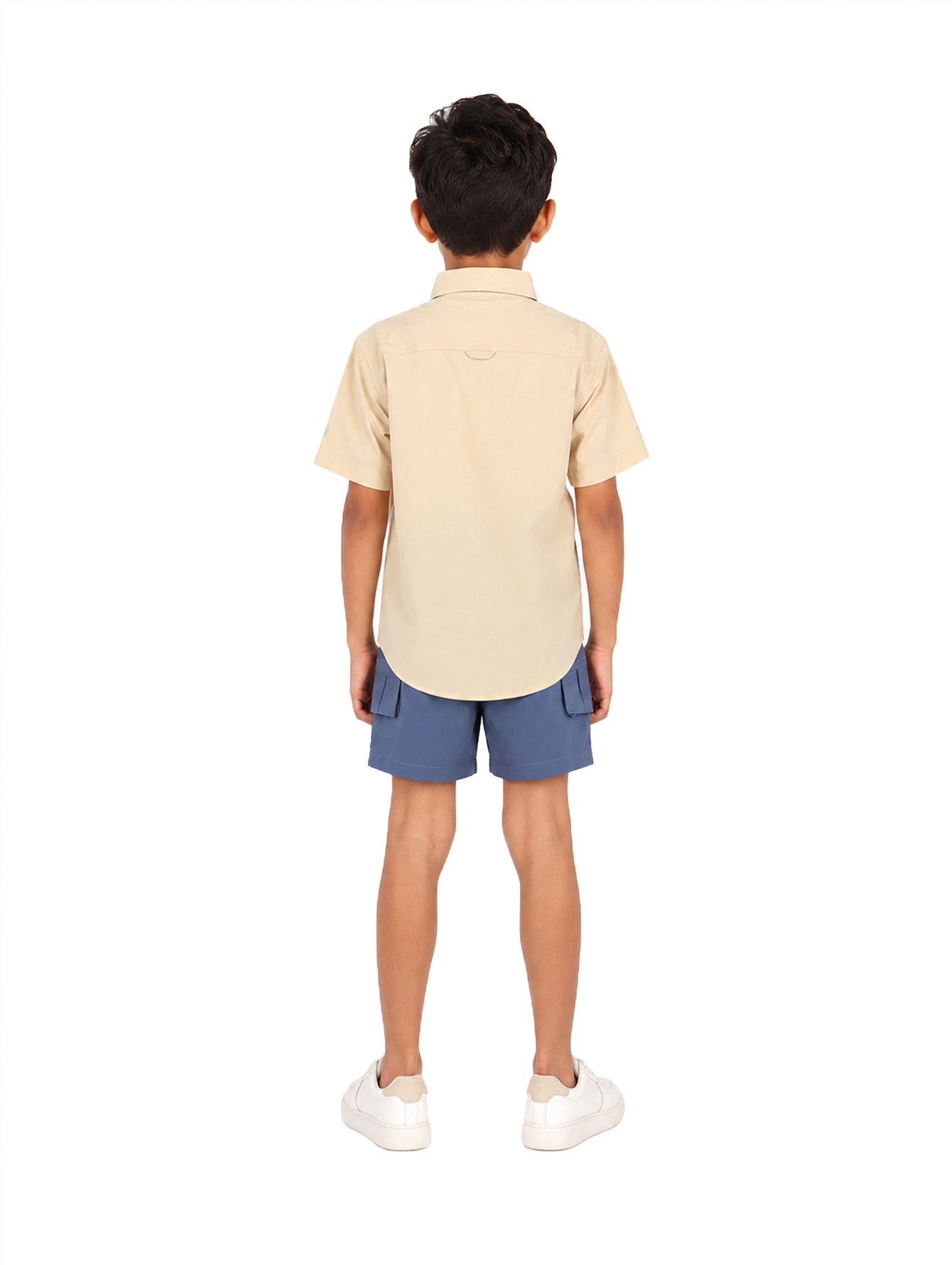 Camisa Outdoor UNGA Color Fossil para Niño