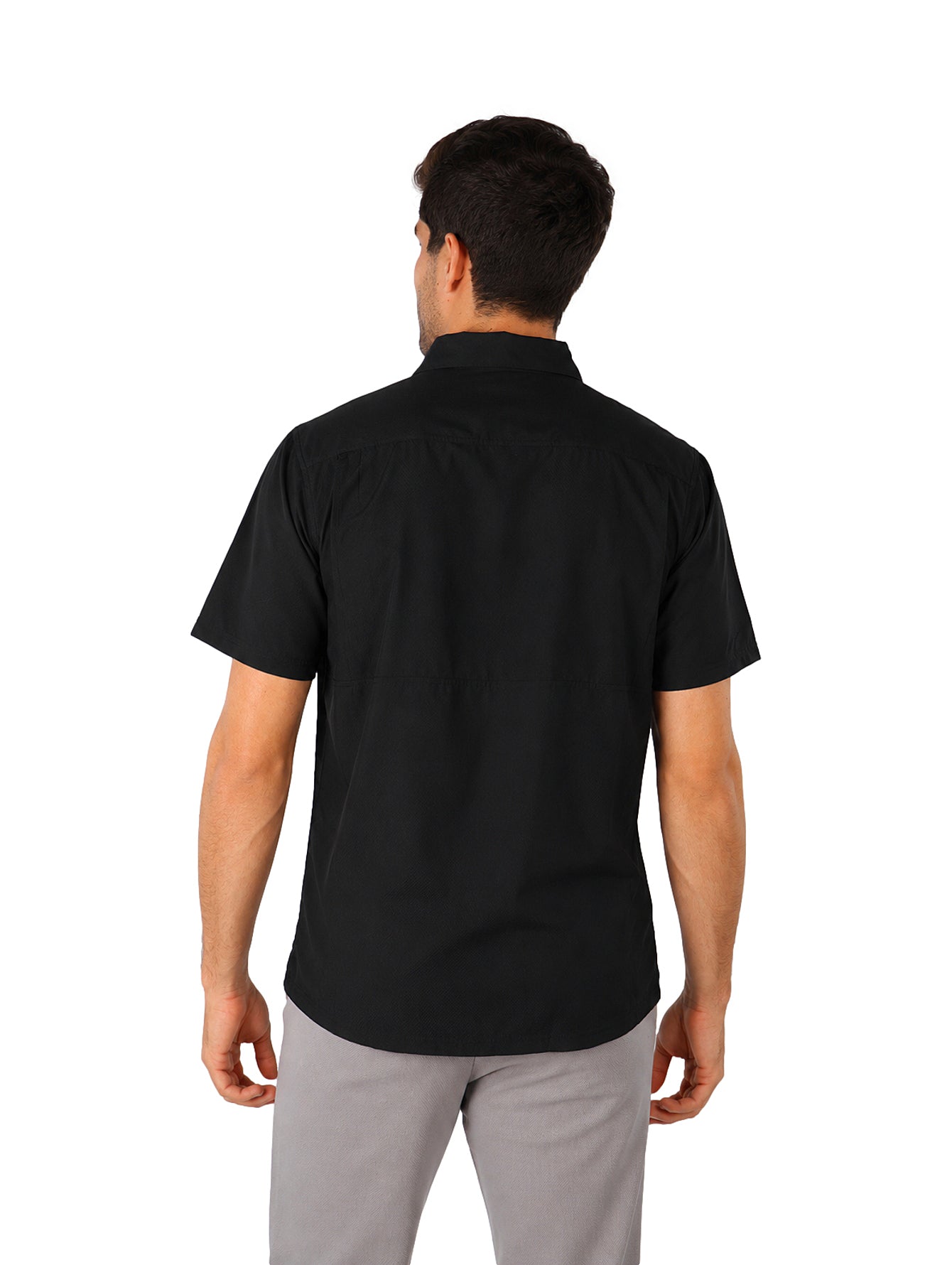 Camisa Outdoor UNGA Regular Fit Negro para Hombre
